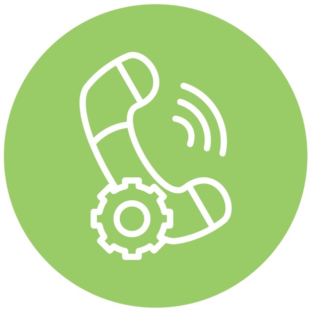 Vector Design Support Icon Style