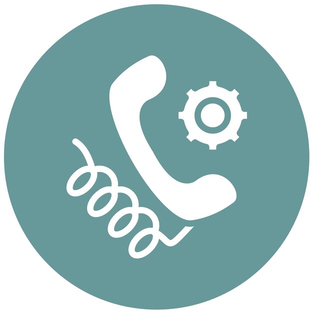 Vector Design Support Line Icon Style