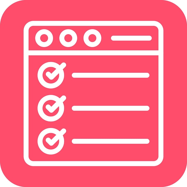Vector Design Survey Icon Style