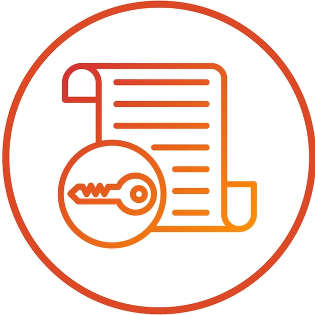 Vector Design Symmetric Encryption Icon Style