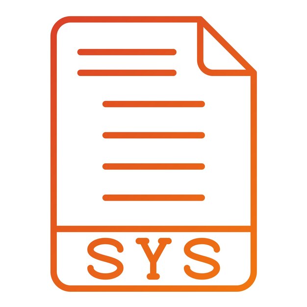 Vector Design SYS Icon Style