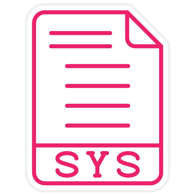 Vector Design SYS Icon Style