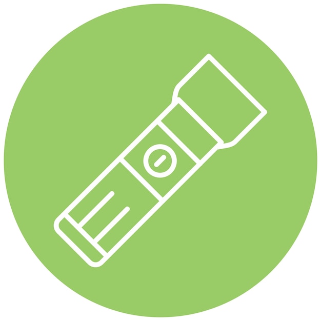 Vector Design Torch Icon Style
