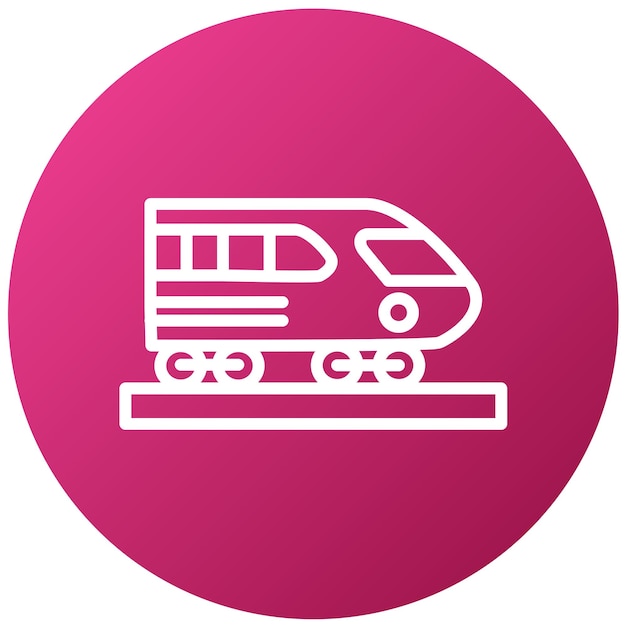 Vector Design Train Icon Style