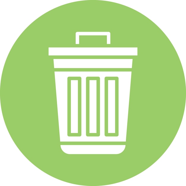 Vector Design Trash Icon Style