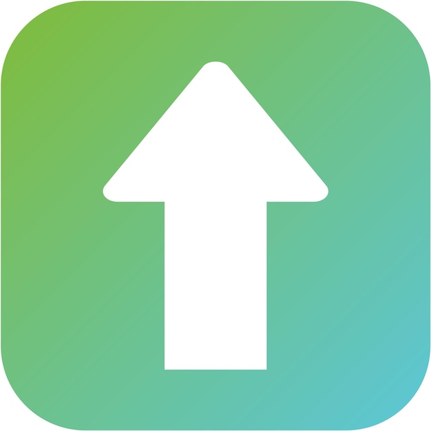 Vector Design Up Arrow Icon Style
