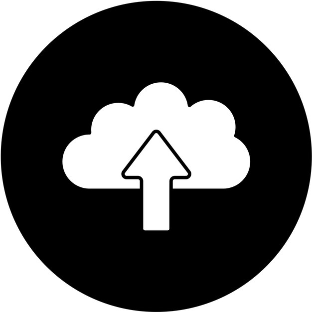 vector design upload icon style