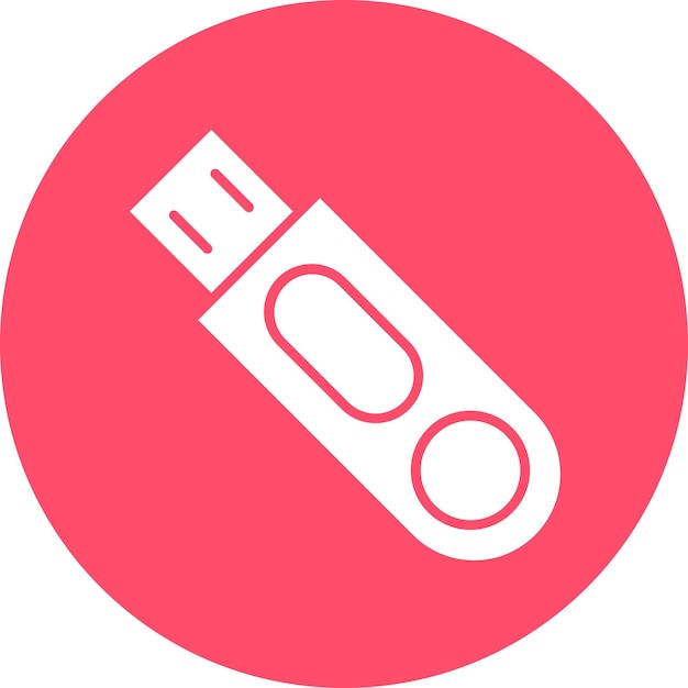 Vector Design Usb Drive Icon Style