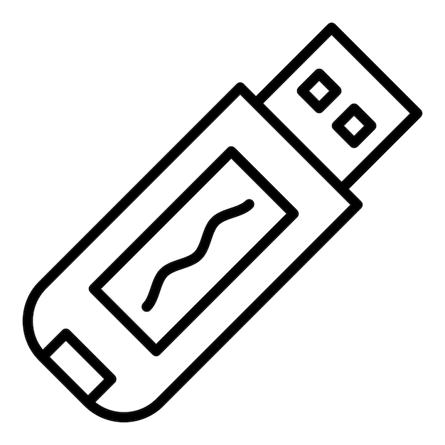 Vector Design Usb Icon Style
