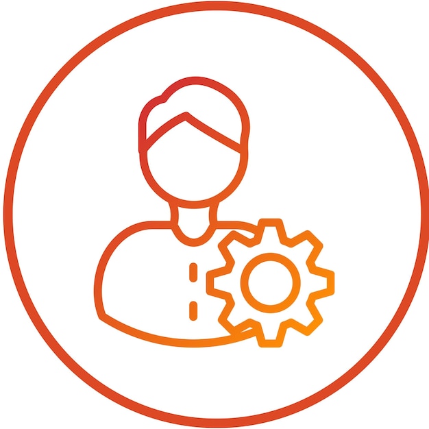 vector design user controls icon style