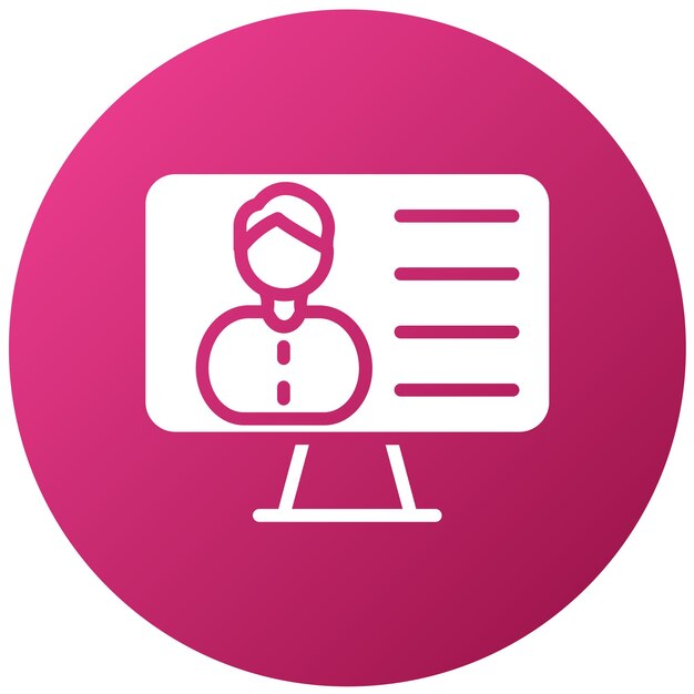 Vector Design User Menu Icon Style