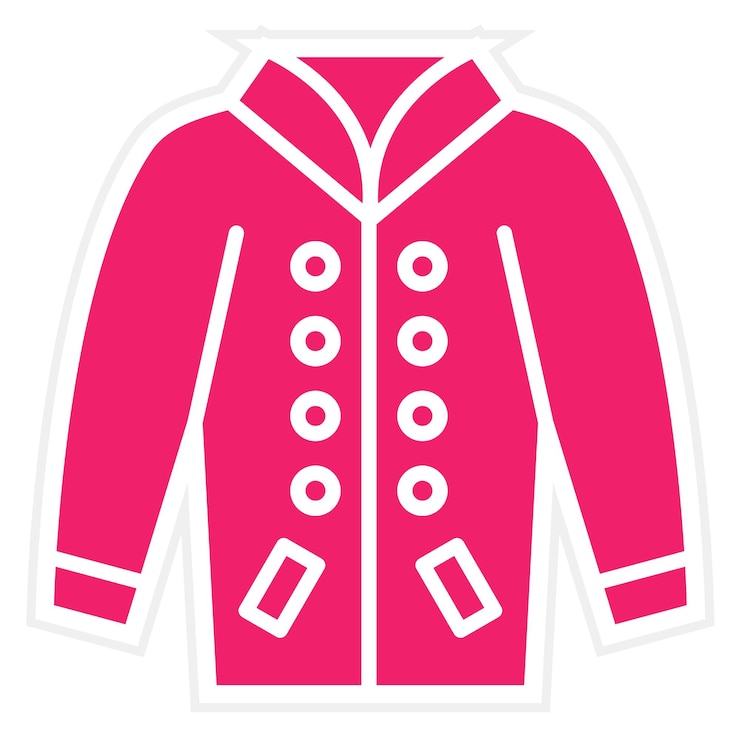 Vektör vector design varsity jacket icon style