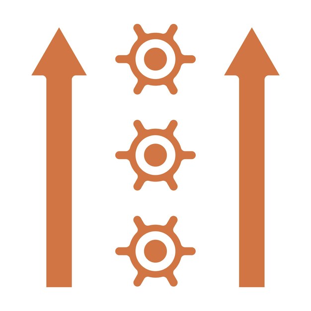 vector design vertical integration icon style