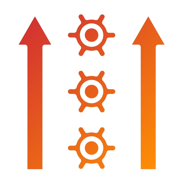 vector design vertical integration icon style
