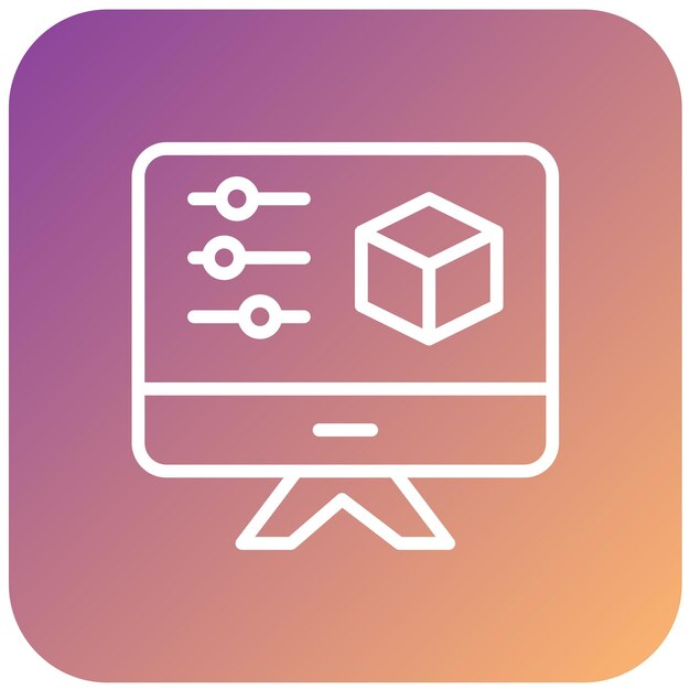 Vector Design Virtual Reality Icon Style