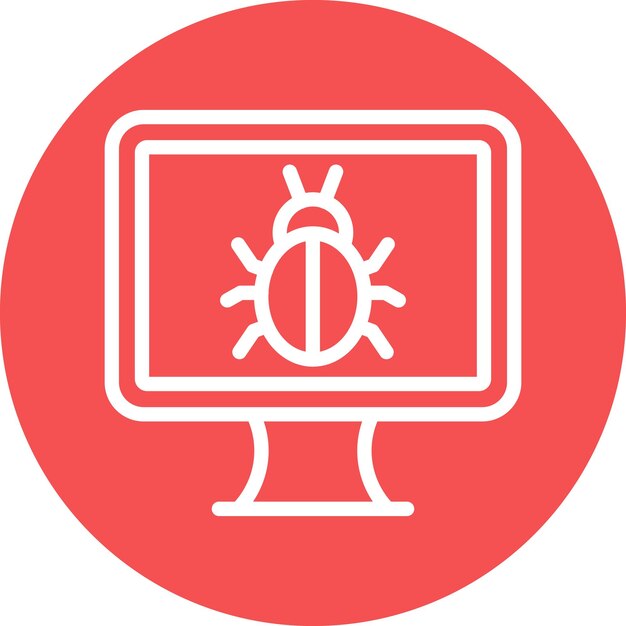 Vector Design Virus Icon Style
