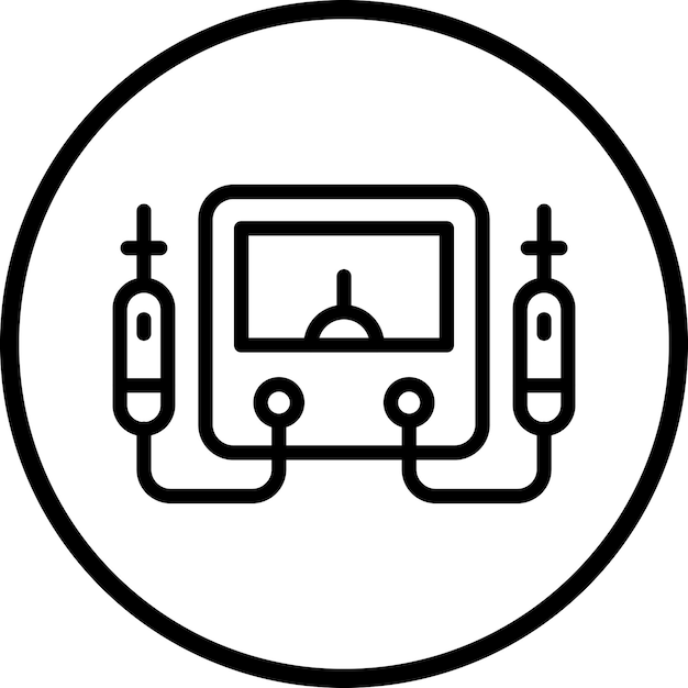 vector design voltage indicator icon style