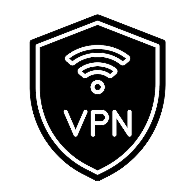 Vector Design VPN Icon Style