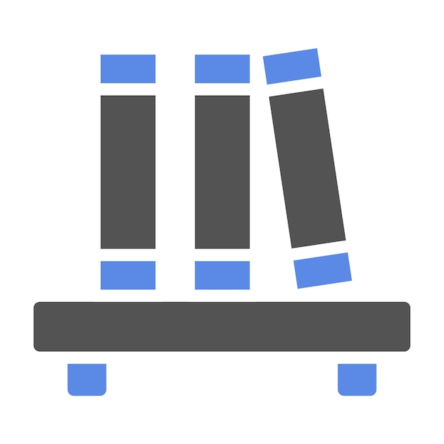 vector design wall mounted bookshelf icon style