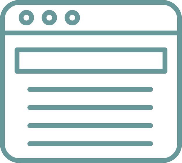 Vector Design Web Browser Icon Style