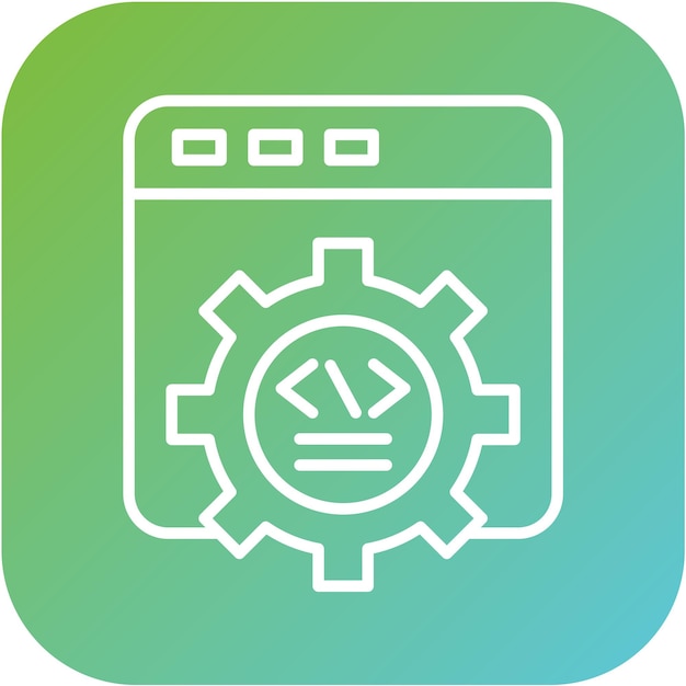 Vector Design Web Development Icon Style