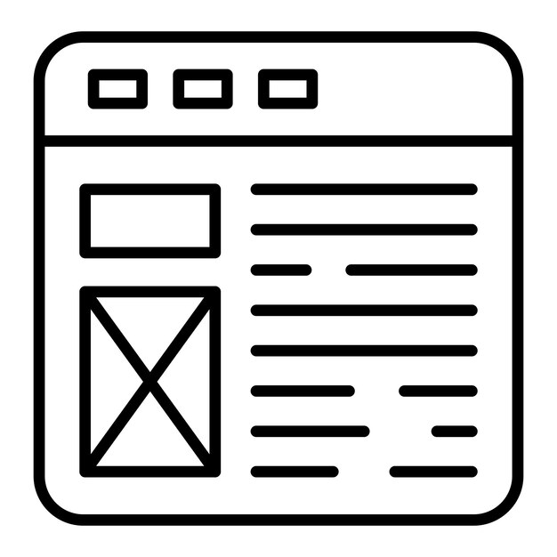 vector design web layout icon style