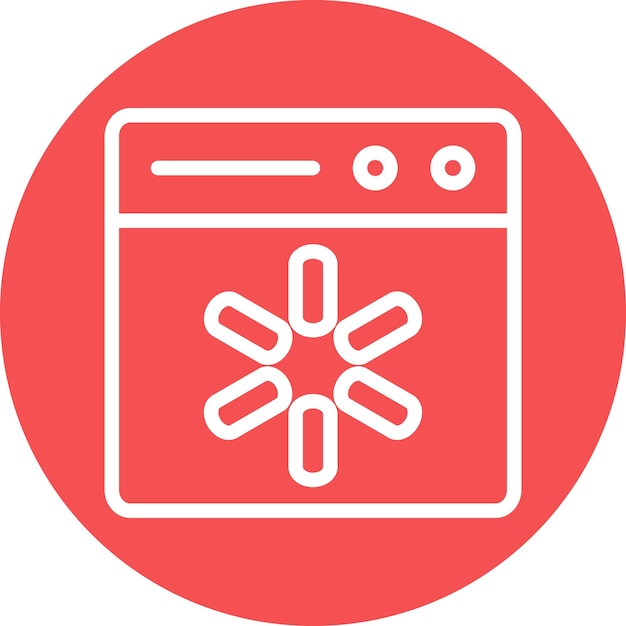 Vector Design Web Loading Icon Style