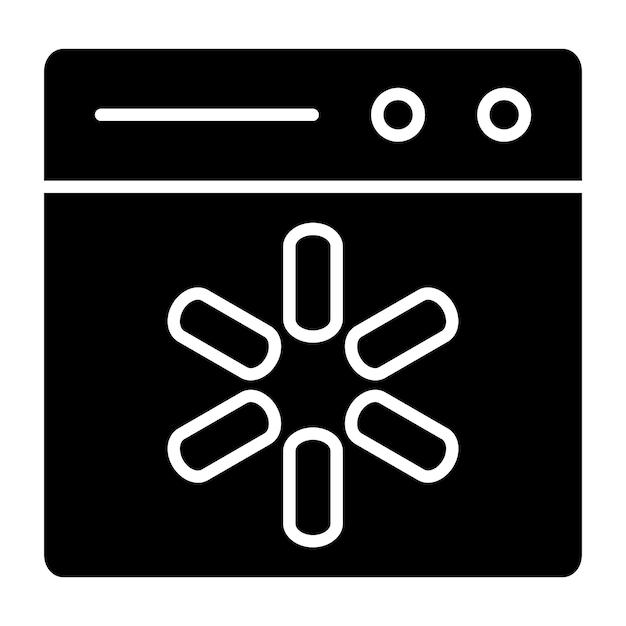 Vector Design Web Loading Icon Style