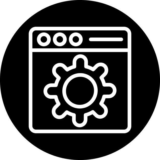 vector design web setting icon style