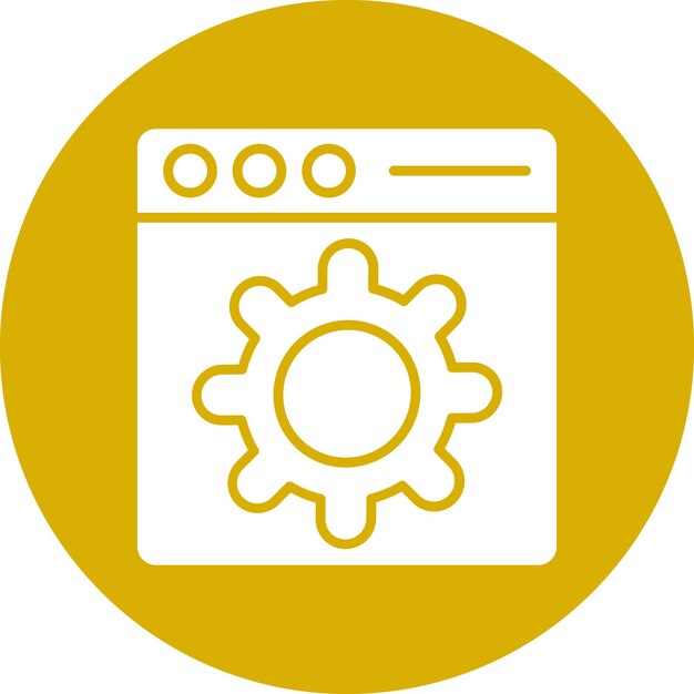 vector design web setting icon style