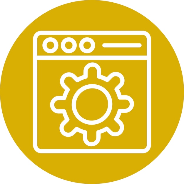 vector design web setting icon style