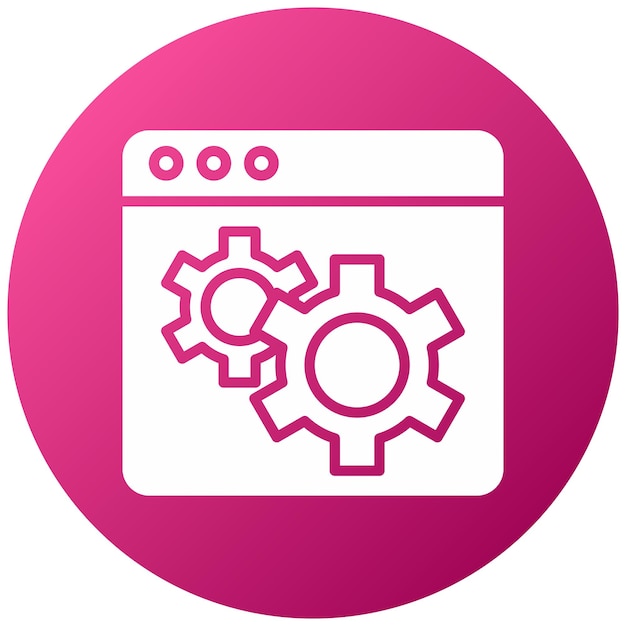 vector design web setting icon style