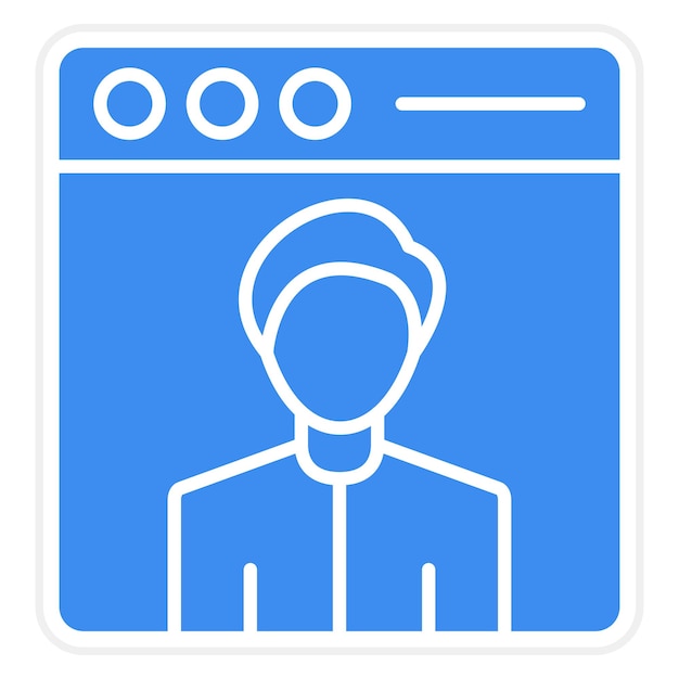 Vector Design Web User Icon Style