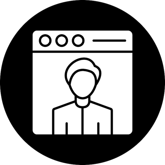 Vector Design Web User Icon Style