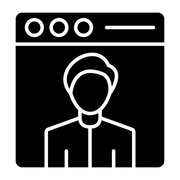 Vector Design Web User Icon Style