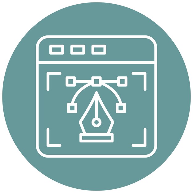 Vector Design Web Vector Design Icon Style