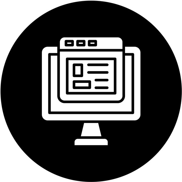 Vector Design Website Icon Style