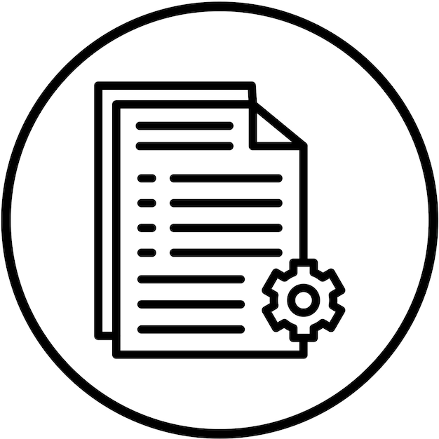 Vector Design Wellness Documentation Icon Style