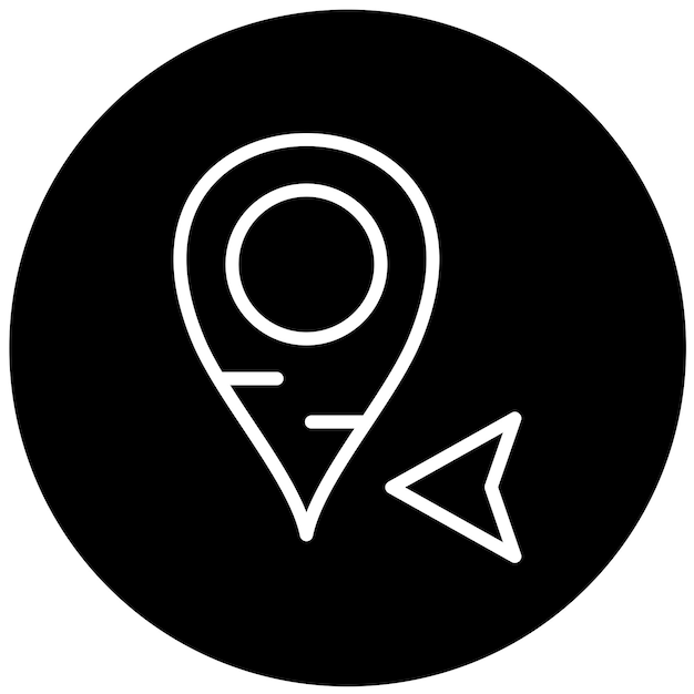 Vector Design West Arrow Icon Style
