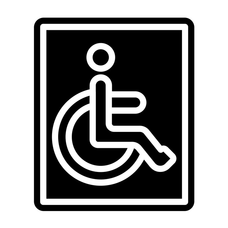 Vektör vector design wheelchair access icon style