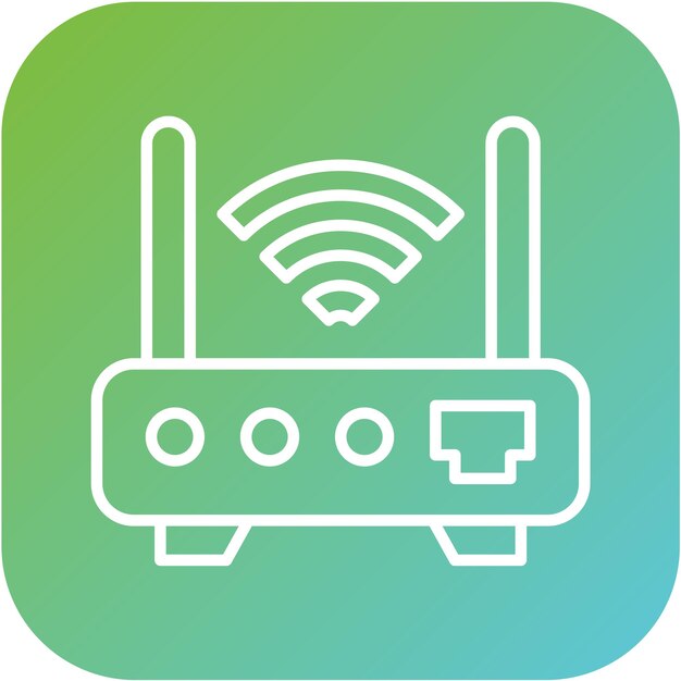vector design wifi router icon style