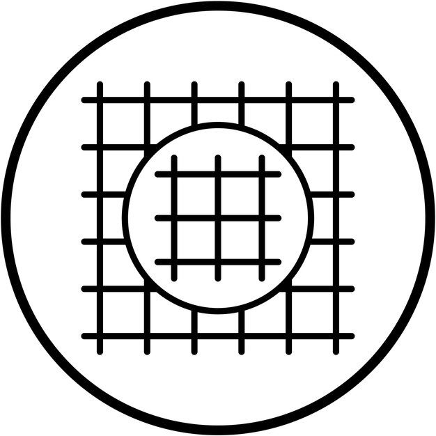 Vector Design Wire Gauze Icon Style