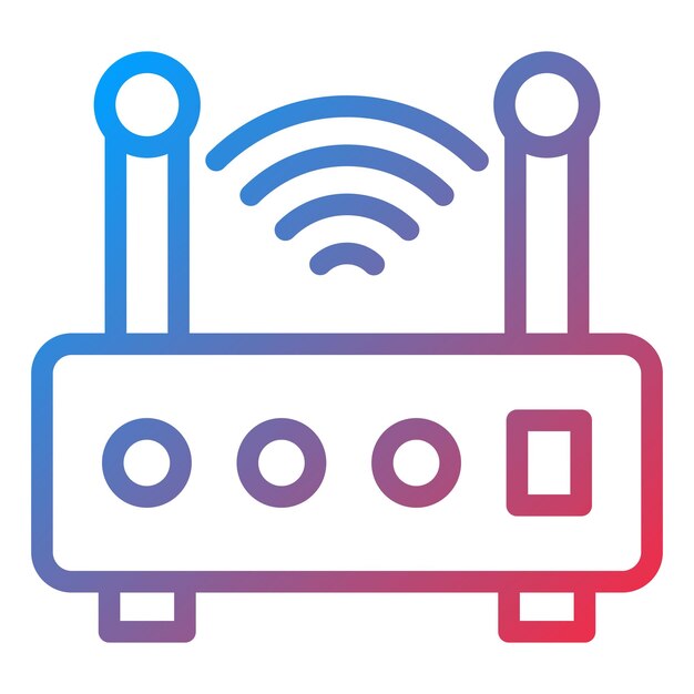 vector design wireless router icon style