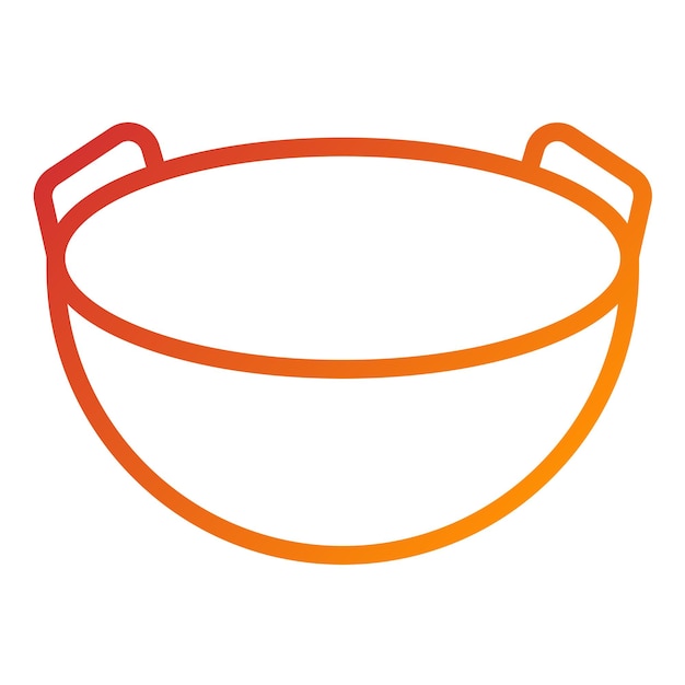 vector design wok icon style
