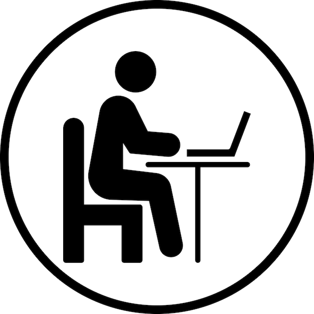Vector Design Working on Computer Icon Style