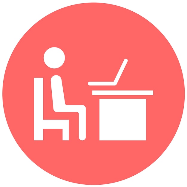 Vector Design Workplace Icon Style