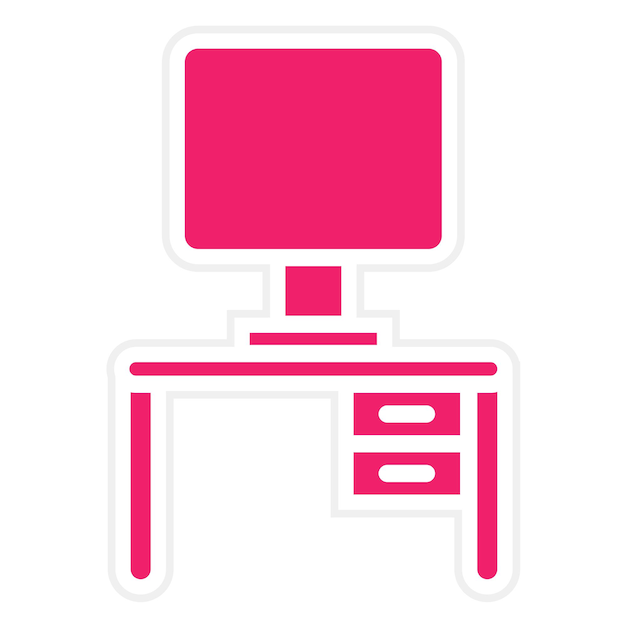 Vector Design Workstation Icon Style
