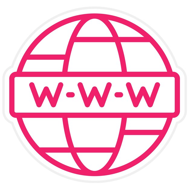 Vector Design Worldwide Icon Style