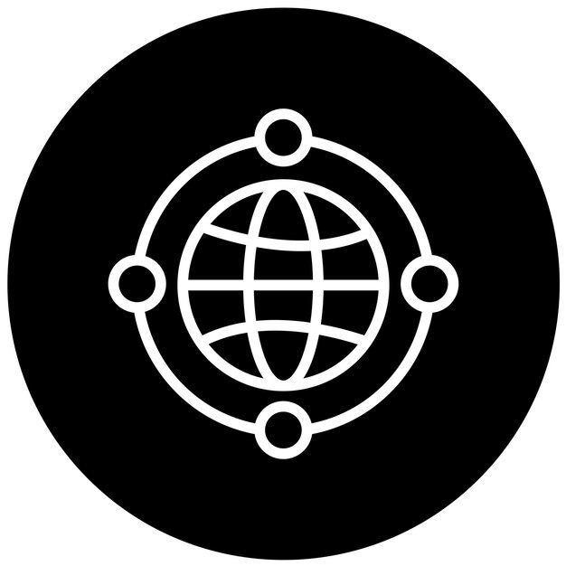 Vector Design Worldwide Network Icon Style