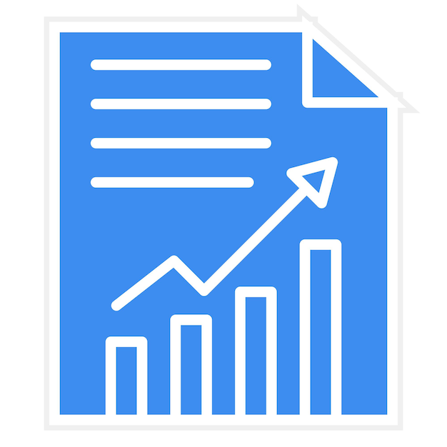 Vector Design Yearly Report Icon Style